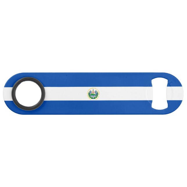 Flagge El Salvadors Speed Flaschenöffner (Vorderseite (Horizontal))