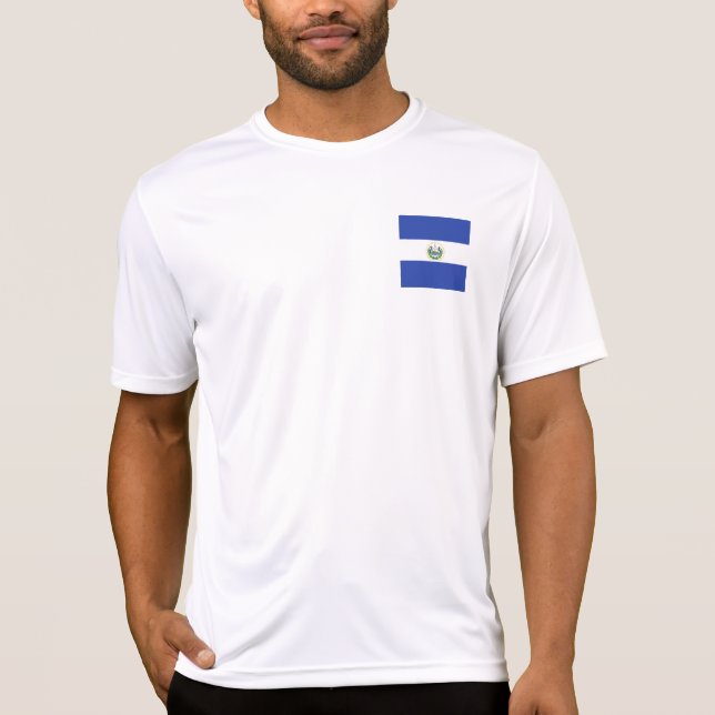 Flagge El Salvadors T-Shirt (Vorderseite)