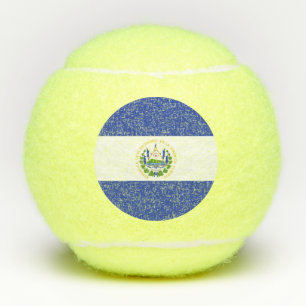 Flagge El Salvadors Tennisbälle