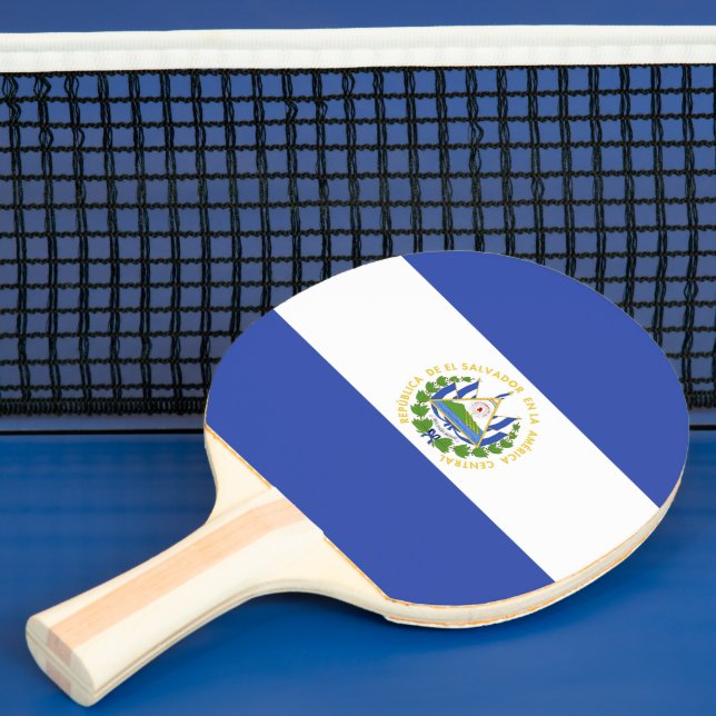 Flagge El Salvadors Tischtennis Schläger (InSitu)