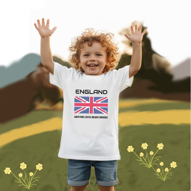 Flagge Englands Baby T-shirt (Von Creator hochgeladen)