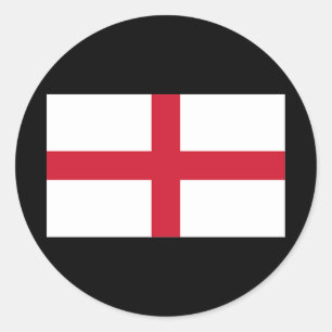 Flagge Englands Runder Aufkleber
