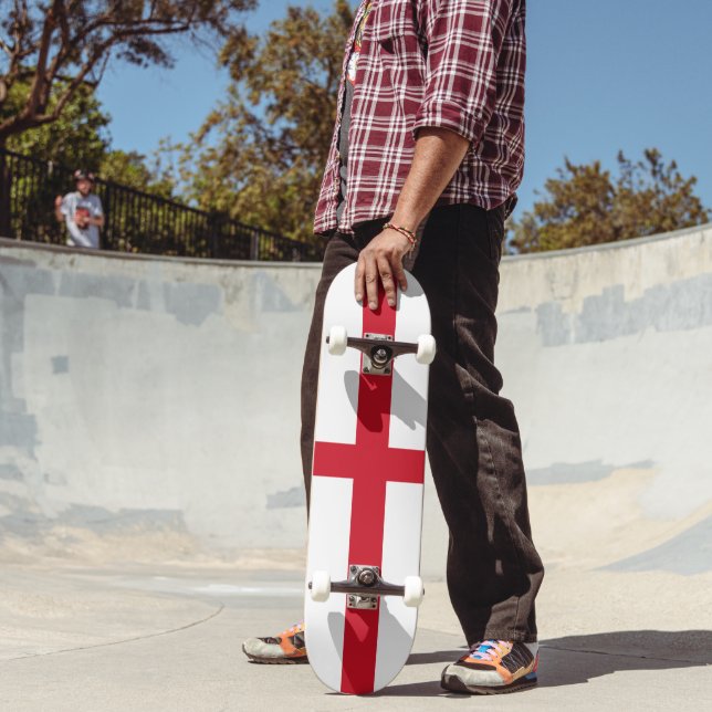 Flagge Englands Skateboard (Außenbereich 2)