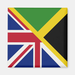 Flagge Englisch | Flagge Jamaikas halb England Magnet