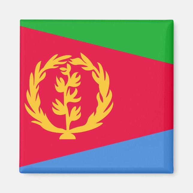Flagge Eritrea Magnet (Vorne)