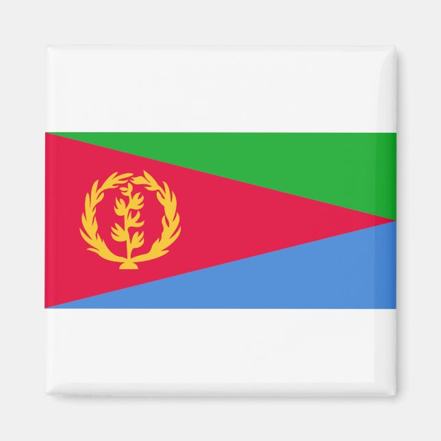 Flagge Eritrea Magnet (Vorne)