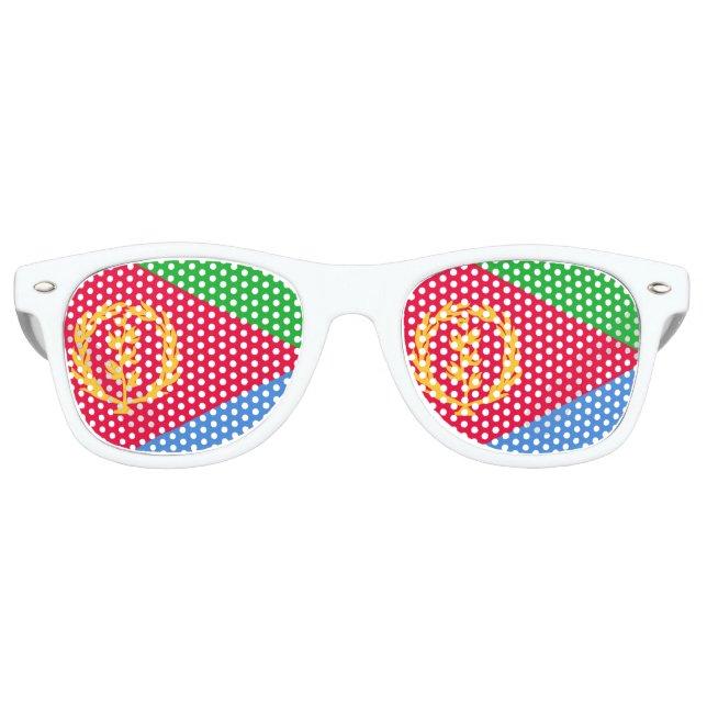 Flagge Eritrea Sonnenbrille (Vorderseite)