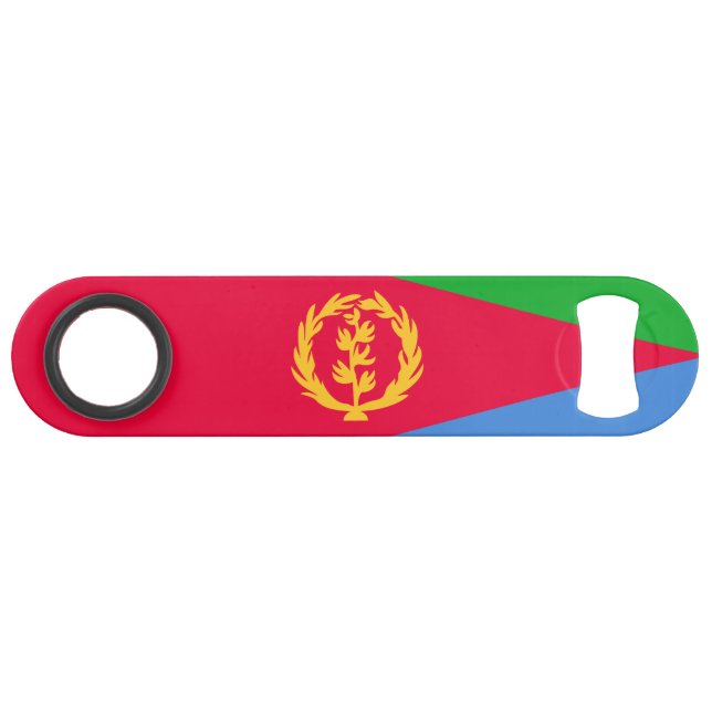 Flagge Eritrea Speed Flaschenöffner (Vorderseite (Horizontal))