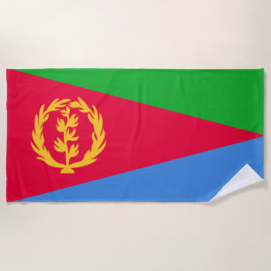 Flagge Eritrea Strandtuch