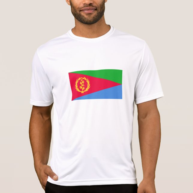Flagge Eritrea T-Shirt (Vorderseite)