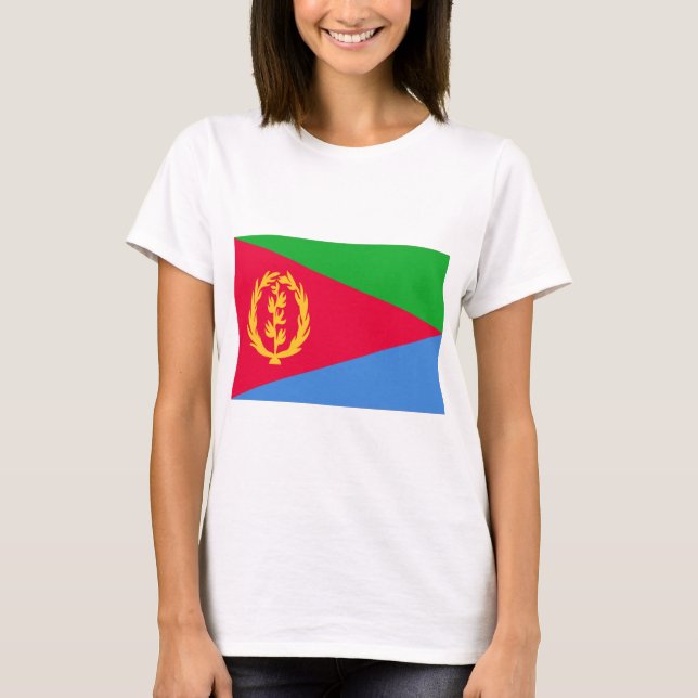 Flagge Eritrea T-Shirt (Vorderseite)