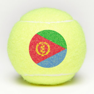 Flagge Eritrea Tennisbälle
