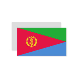 Flagge Eritrea Visitenkarte