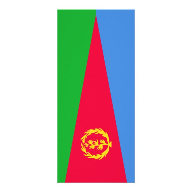 Flagge Eritrea Werbekarte (Vorne)