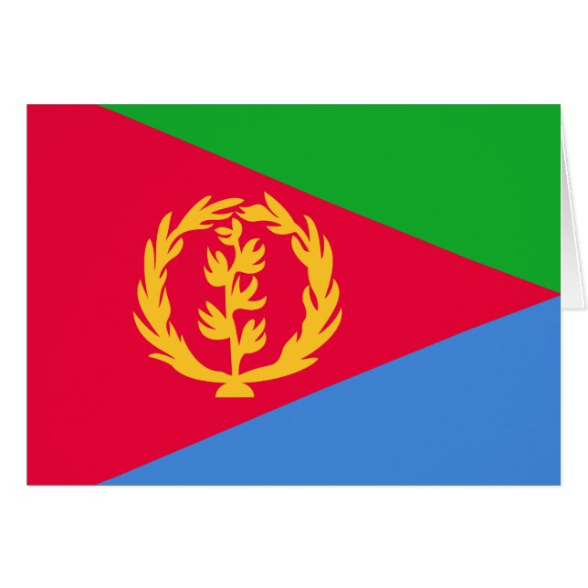Flagge Eritreas (Vorderseite (Horizontal))