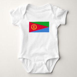 Flagge Eritreas Baby Strampler