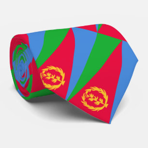 Flagge Eritreas Krawatte
