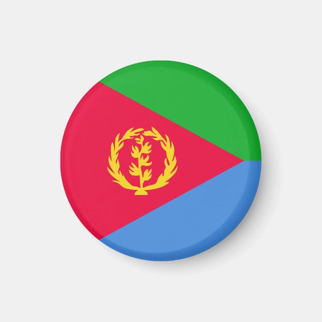 Flagge Eritreas Magnet (Vorne)