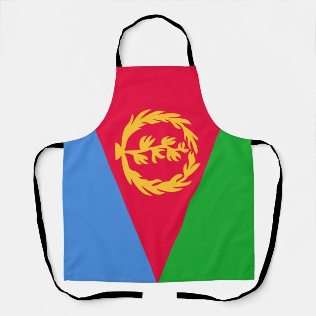 Flagge Eritreas Schürze (Vorderseite)