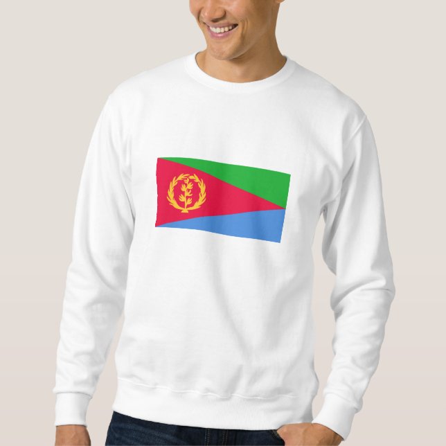 Flagge Eritreas Sweatshirt (Vorderseite)