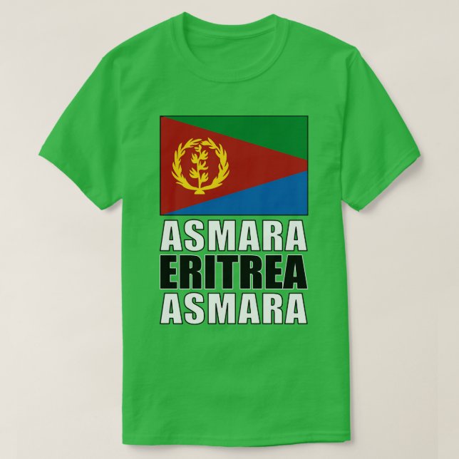 Flagge Eritreas T-Shirt (Design vorne)