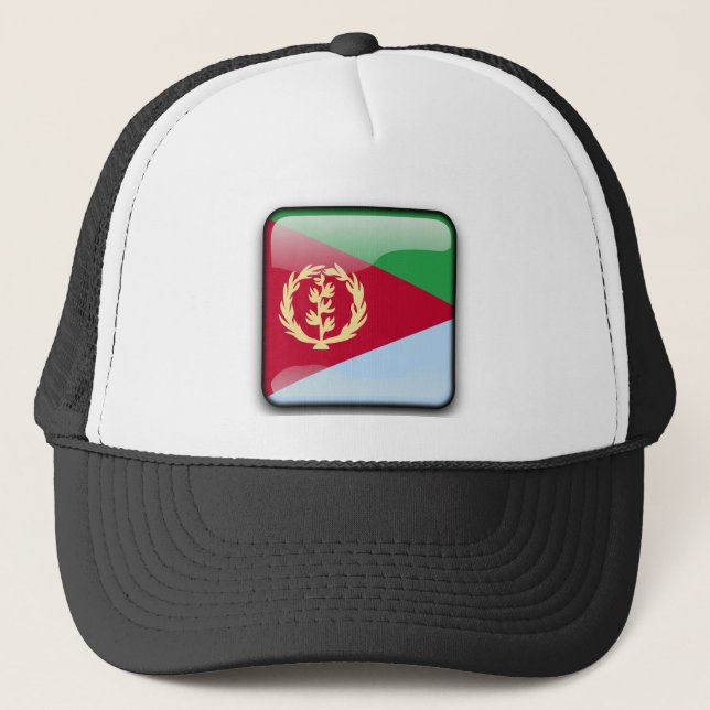 Flagge Eritreas Truckerkappe (Vorderseite)