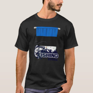 Flagge Estlands Angeln in Estland Estland Fishi T-Shirt