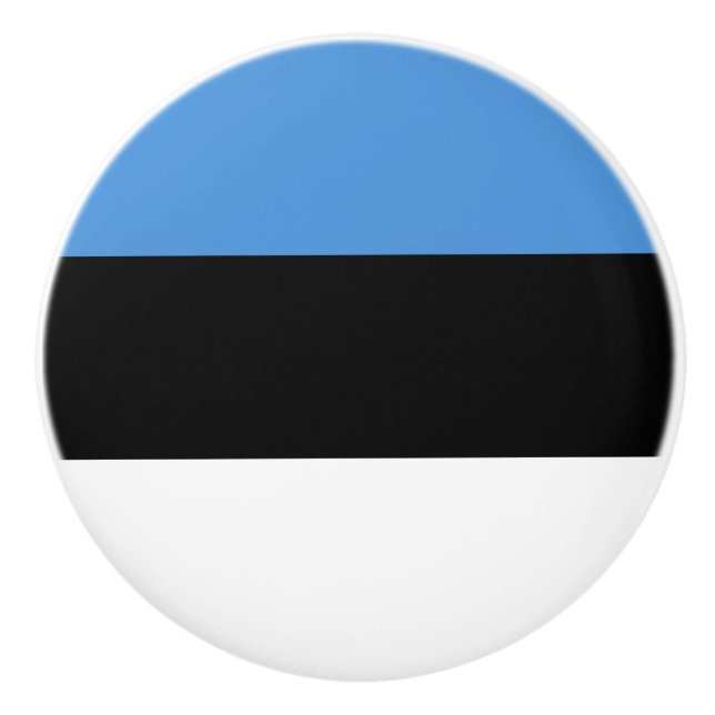 Flagge Estlands Keramik Knob Keramikknauf (Vorderseite)