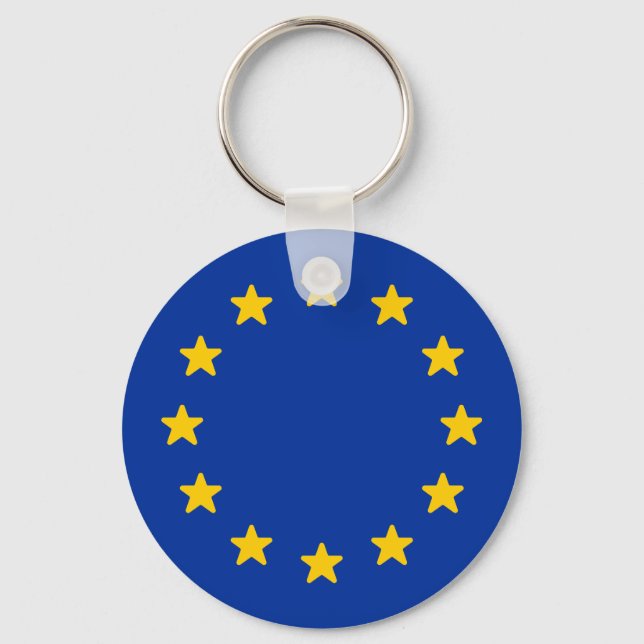 Flagge Europas Schlüsselanhänger (Vorderseite)