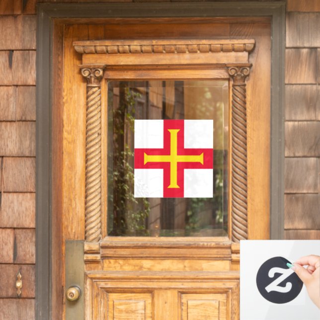Flagge Fensteraufkleber (Haustür)