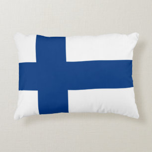 Flagge Finnlands Dekokissen