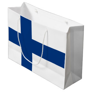 Flagge Finnlands Große Geschenktüte