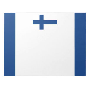 Flagge Finnlands Notizblock