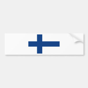 Flagge Finnlands - Suomen Lippu - Siniristilippu Autoaufkleber