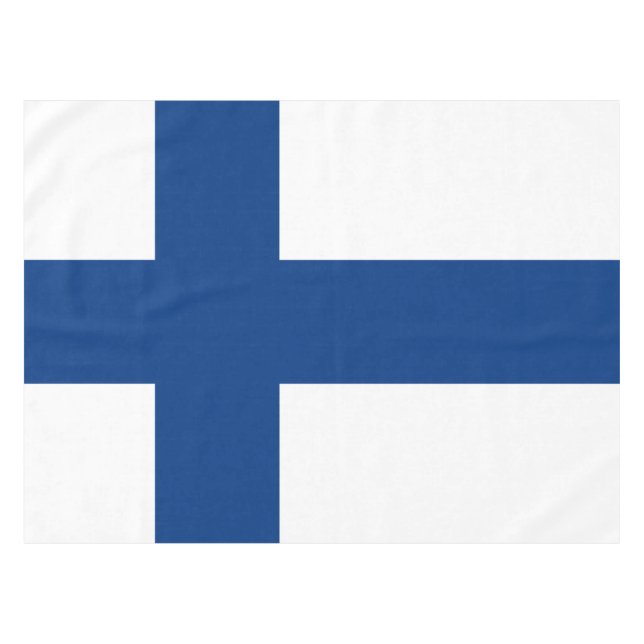 Flagge Finnlands Tischdecke (Vorderseite (Horizontal))