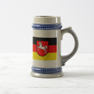 Flagge - Flagge - Fahne Deutschland Niedersachsen Bierglas