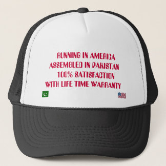 FLAGGE, FLAGUSA,     LAUFEND IN AMERIKA BAUTE… TRUCKERKAPPE