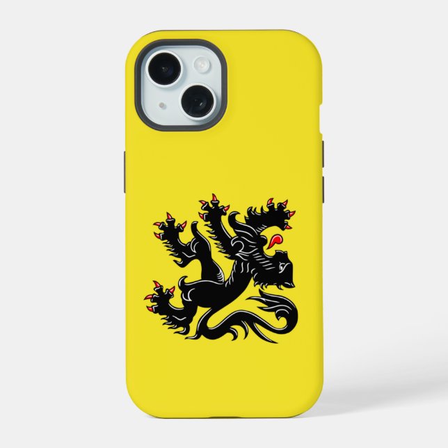 Flagge Flandern Case-Mate iPhone Hülle iPhone 15 Hülle (Rückseite)