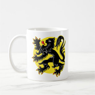 Flagge Flanderns Kaffeetasse