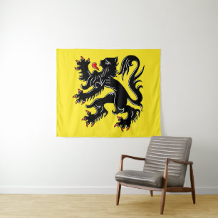 Flagge Flanderns Wandteppich
