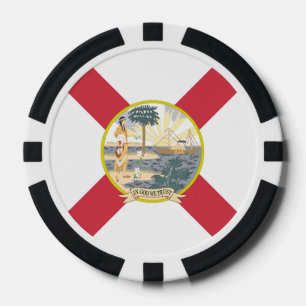 Flagge Floridas: Der Sonnenstaat der Floridianer Pokerchips