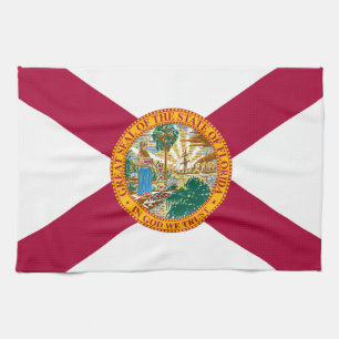 Flagge Floridas Geschirrtuch