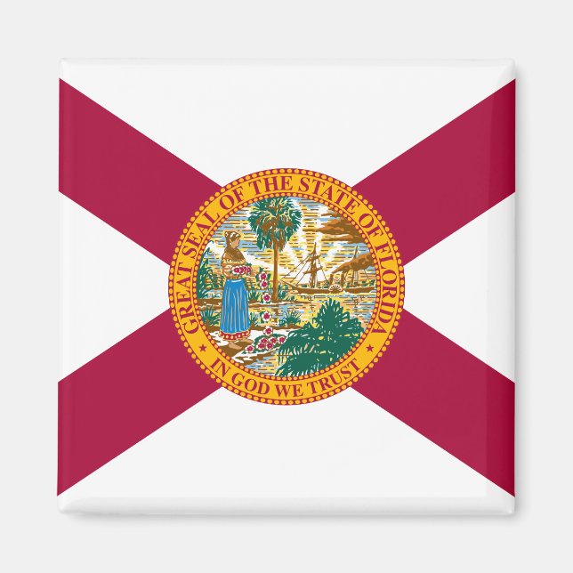 Flagge Floridas Magnet (Vorne)