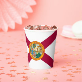 Flagge Floridas Pappbecher
