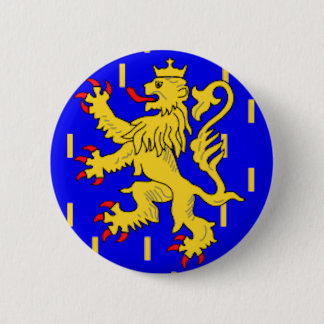 Flagge Franche-Comté (Frankreich) Button