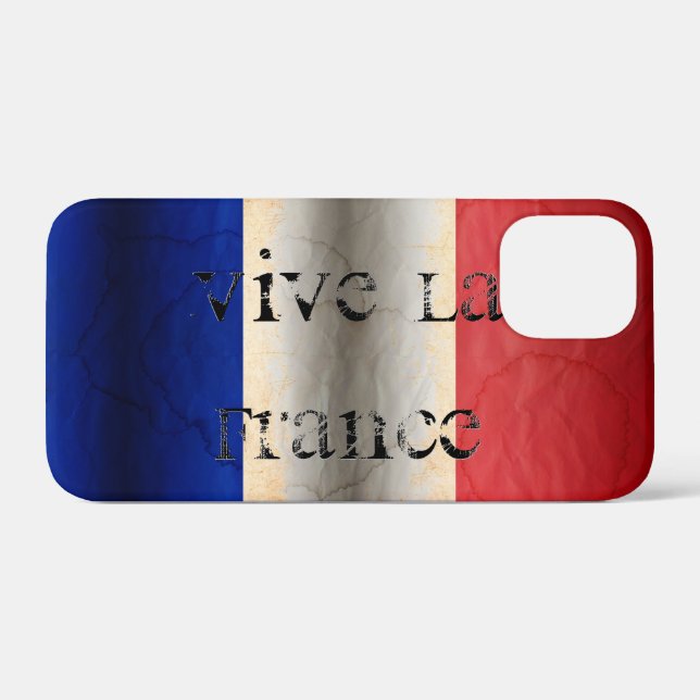 Flagge Frankreich Case-Mate iPhone Case (Rückseite (Horizontal))