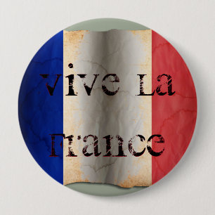 Flagge Frankreichs Button