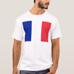 Flagge Frankreichs; Französische Flagge, Drapeau d T-Shirt<br><div class="desc">Le drapeau de la France, drapeau tricolore bleu, blanc, rouge, également appelé "drapeau ou pavillon tricolore", est l’emblème national de la République française. Die Nationalflagge Frankreichs ist eine Dreisfarbenflagge mit drei vertikalen Bändern in Blau, Weiß und Rot. Es ist bekannt als die französische Tricolor oder einfach die Tricolor (Tricolore).</div>