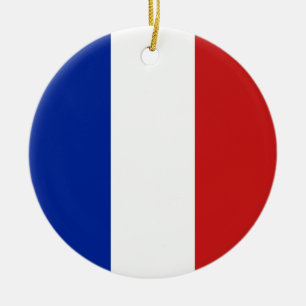 Flagge Frankreichs Keramik Ornament