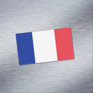 Flagge Frankreichs Magnetische Visitenkarte